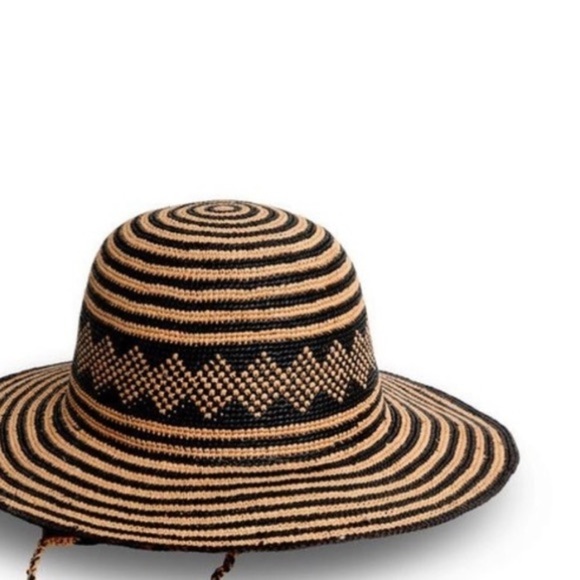 Free People Greenpacha Handwoven Hat with natural fibers in Ecuador